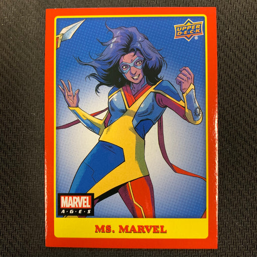 Marvel Ages 2021 - 007 - Ms. Marvel Vintage Trading Card Singles Upper Deck   