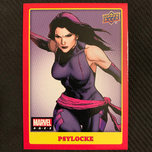 Marvel Ages 2021 - 100 - Psylocke Vintage Trading Card Singles Upper Deck
