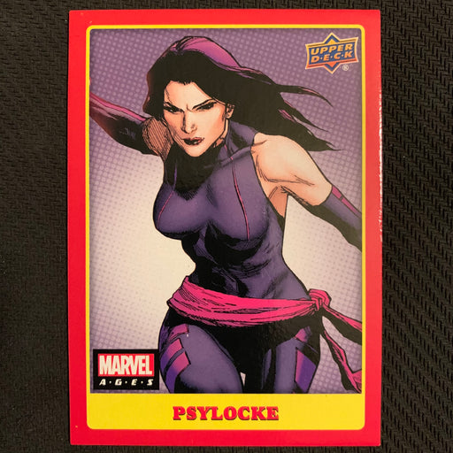 Marvel Ages 2021 - 100 - Psylocke Vintage Trading Card Singles Upper Deck   