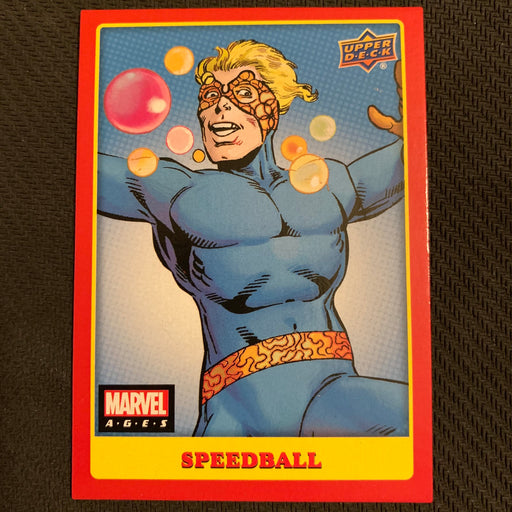 Marvel Ages 2021 - 099 - Speedball Vintage Trading Card Singles Upper Deck   