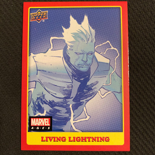 Marvel Ages 2021 - 094 - Living Lightning Vintage Trading Card Singles Upper Deck   