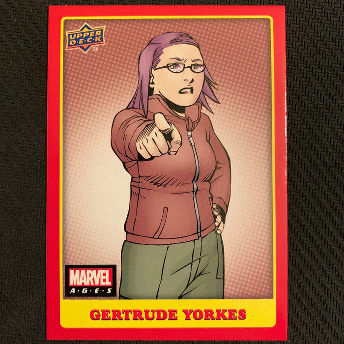 Marvel Ages 2021 - 062 - Gertrude Yorkes Vintage Trading Card Singles Upper Deck