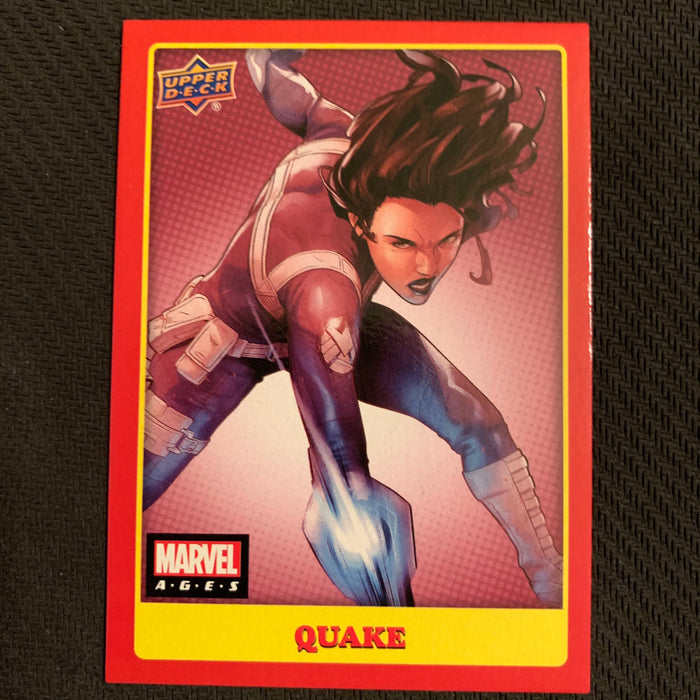 Marvel Ages 2021 - 055 - Quake Vintage Trading Card Singles Upper Deck