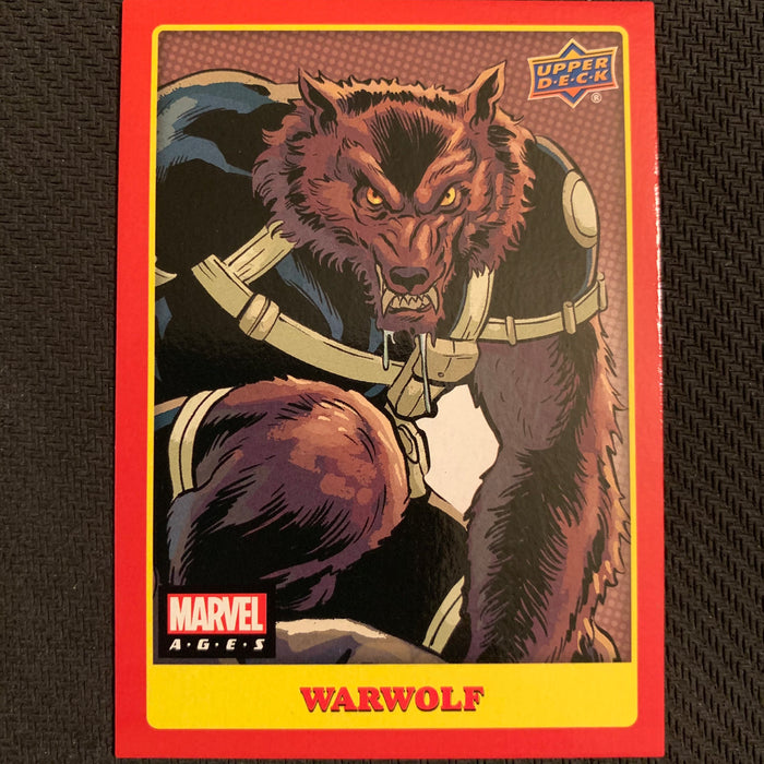 Marvel Ages 2021 - 034 - Warwolf Vintage Trading Card Singles Upper Deck