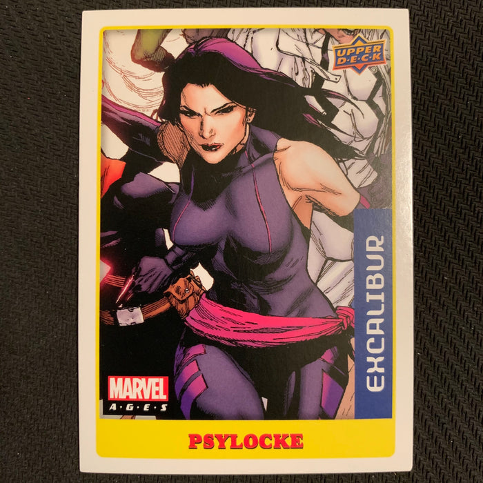Marvel Ages 2021 - 100S - Psylocke Vintage Trading Card Singles Upper Deck