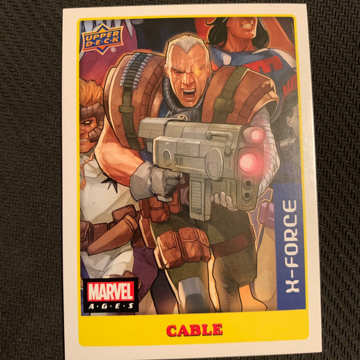 Marvel Ages 2021 - 096S - Cable Vintage Trading Card Singles Upper Deck