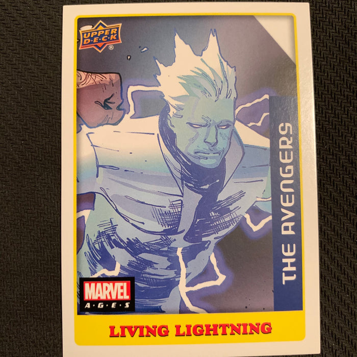 Marvel Ages 2021 - 094S - Living Lightning Vintage Trading Card Singles Upper Deck
