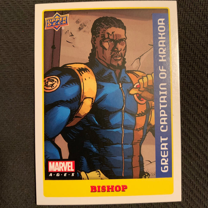 Marvel Ages 2021 - 090S - Bishop Vintage Trading Card Singles Upper Deck