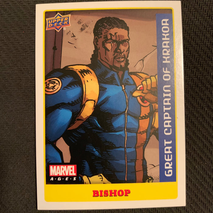 Marvel Ages 2021 - 090S - Bishop Vintage Trading Card Singles Upper Deck   