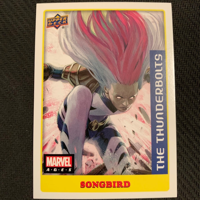Marvel Ages 2021 - 077S - Songbird Vintage Trading Card Singles Upper Deck