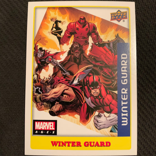 Marvel Ages 2021 - 071S - Winter Guard Vintage Trading Card Singles Upper Deck