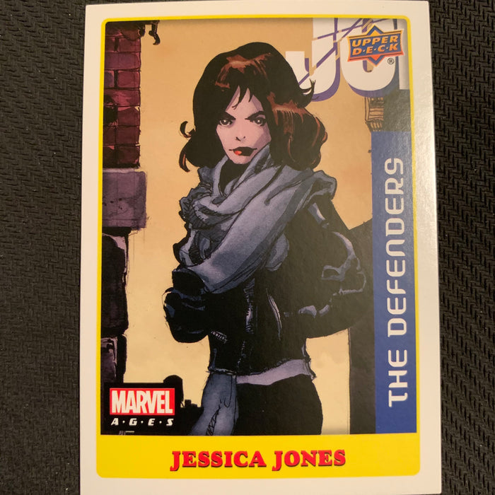Marvel Ages 2021 - 066S - Jessica Jones Vintage Trading Card Singles Upper Deck