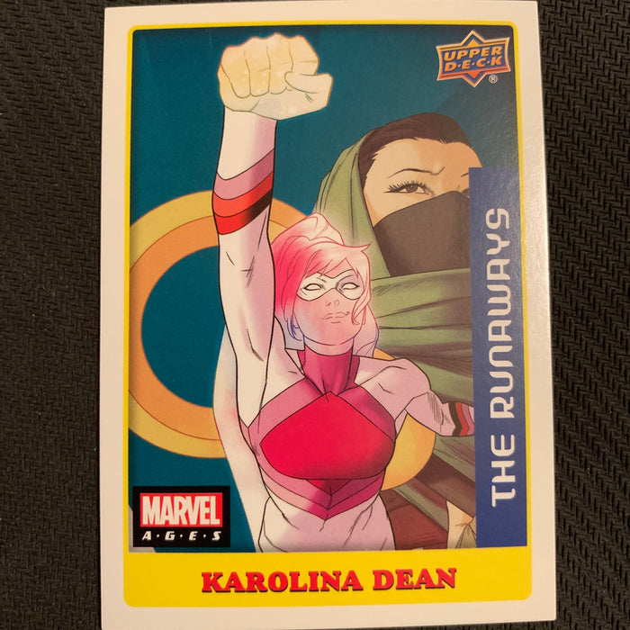 Marvel Ages 2021 - 063S - Karolina Dean Vintage Trading Card Singles Upper Deck