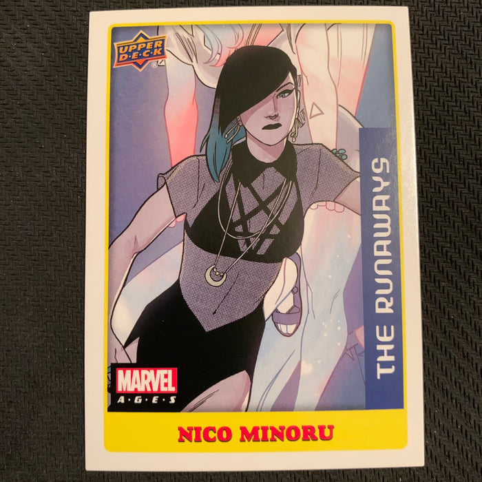 Marvel Ages 2021 - 060S - Nico Minoru Vintage Trading Card Singles Upper Deck