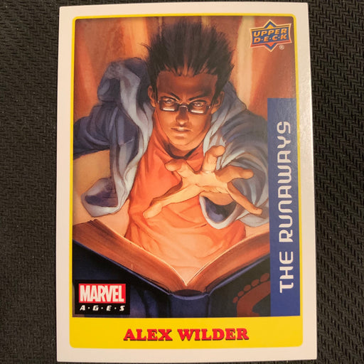 Marvel Ages 2021 - 058S - Alex Wilder Vintage Trading Card Singles Upper Deck   