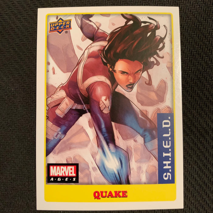 Marvel Ages 2021 - 055S - Quake Vintage Trading Card Singles Upper Deck