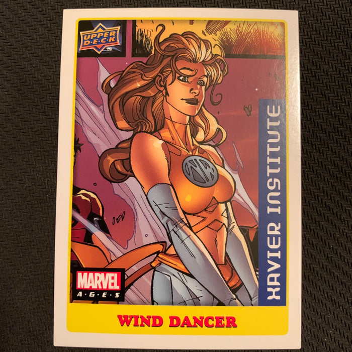 Marvel Ages 2021 - 051S - Wind Dancer Vintage Trading Card Singles Upper Deck