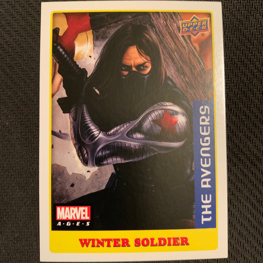 Marvel Ages 2021 - 044S - Winter Soldier Vintage Trading Card Singles Upper Deck   