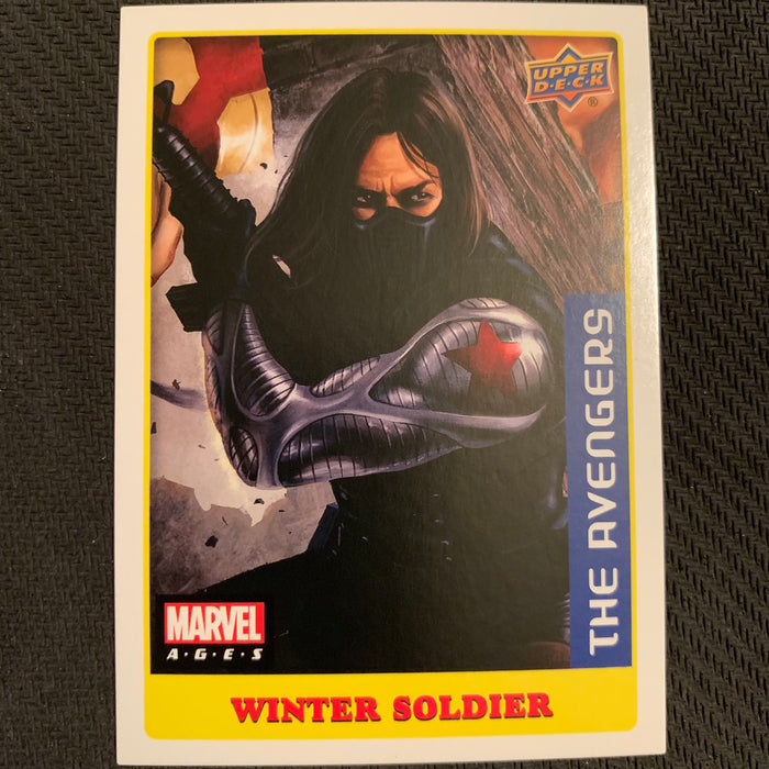 Marvel Ages 2021 - 044S - Winter Soldier Vintage Trading Card Singles Upper Deck