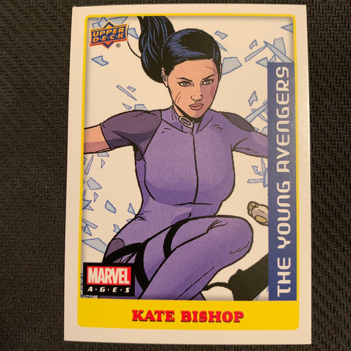 Marvel Ages 2021 - 040S - Kate Bishop Vintage Trading Card Singles Upper Deck