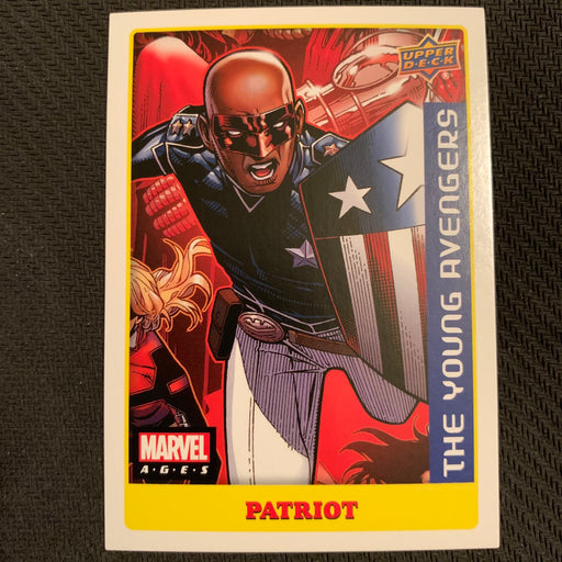 Marvel Ages 2021 - 038S - Patriot Vintage Trading Card Singles Upper Deck   