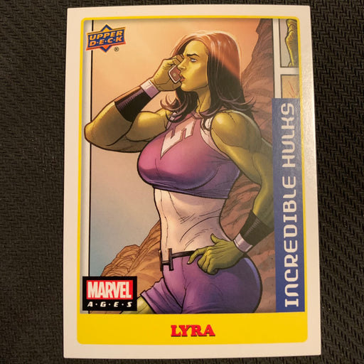 Marvel Ages 2021 - 025S - Lyra Vintage Trading Card Singles Upper Deck
