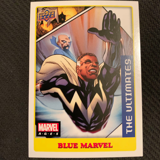 Marvel Ages 2021 - 023S - Blue Marvel Vintage Trading Card Singles Upper Deck   