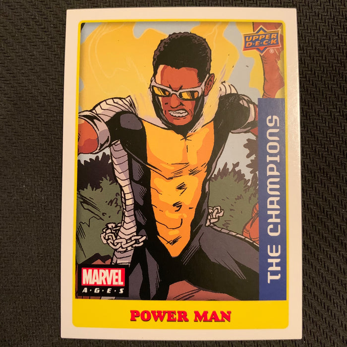 Marvel Ages 2021 - 015S - Power Man Vintage Trading Card Singles Upper Deck