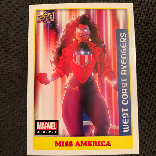 Marvel Ages 2021 - 012S - Miss America Vintage Trading Card Singles Upper Deck   