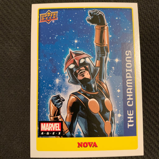 Marvel Ages 2021 - 011S - Nova Vintage Trading Card Singles Upper Deck   