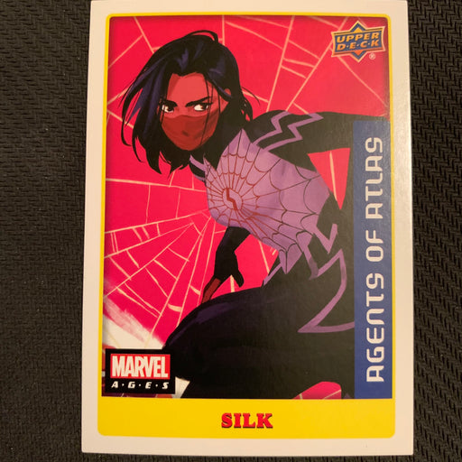 Marvel Ages 2021 - 006S - Silk Vintage Trading Card Singles Upper Deck   