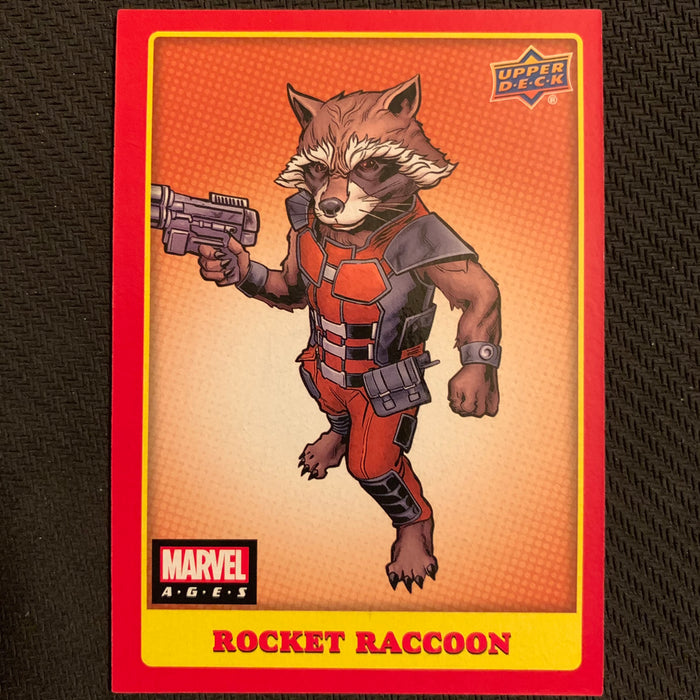 Marvel Ages 2021 - 179 - Rocket Raccoon Vintage Trading Card Singles Upper Deck   