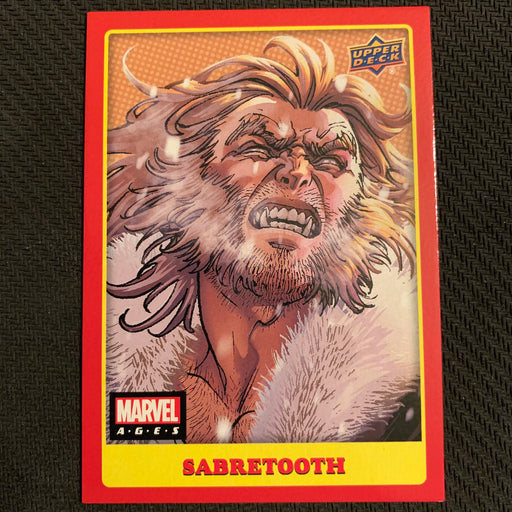 Marvel Ages 2021 - 161SP - Sabretooth Vintage Trading Card Singles Upper Deck