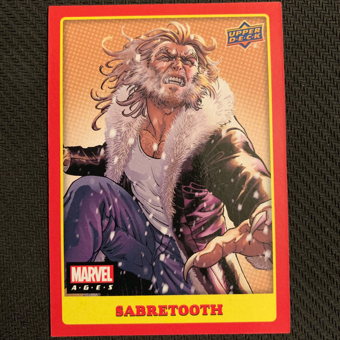 Marvel Ages 2021 - 161 - Sabretooth Vintage Trading Card Singles Upper Deck