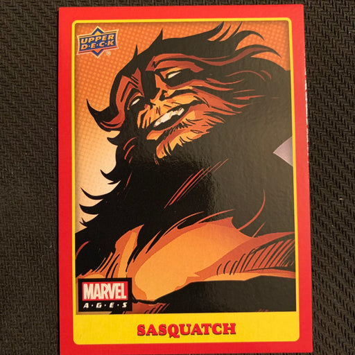 Marvel Ages 2021 - 152SP - Sasquatch Vintage Trading Card Singles Upper Deck   