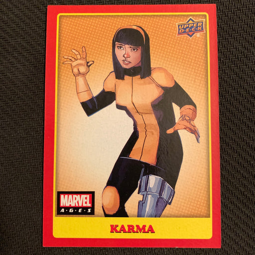Marvel Ages 2021 - 140 - Karma Vintage Trading Card Singles Upper Deck   