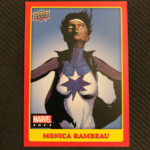 Marvel Ages 2021 - 128 - Monica Rambeau Vintage Trading Card Singles Upper Deck