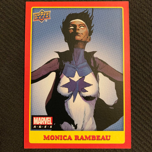 Marvel Ages 2021 - 128 - Monica Rambeau Vintage Trading Card Singles Upper Deck   
