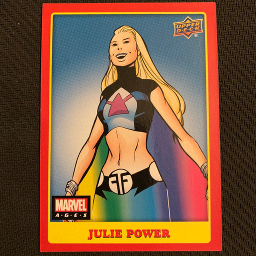 Marvel Ages 2021 - 110 - Julie Power Vintage Trading Card Singles Upper Deck   