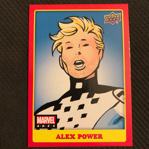 Marvel Ages 2021 - 109SP - Alex Power Vintage Trading Card Singles Upper Deck   