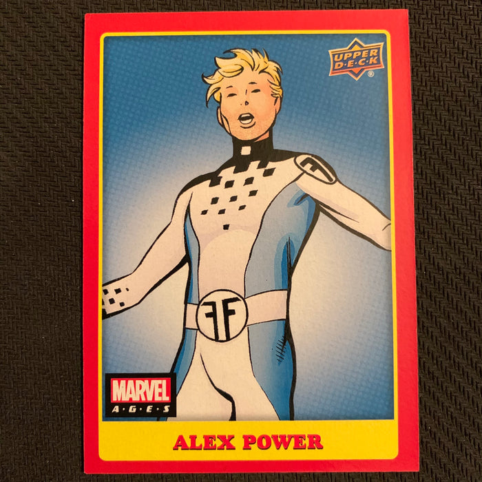 Marvel Ages 2021 - 109 - Alex Power Vintage Trading Card Singles Upper Deck