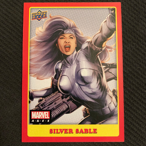 Marvel Ages 2021 - 107 - Silver Sable Vintage Trading Card Singles Upper Deck   