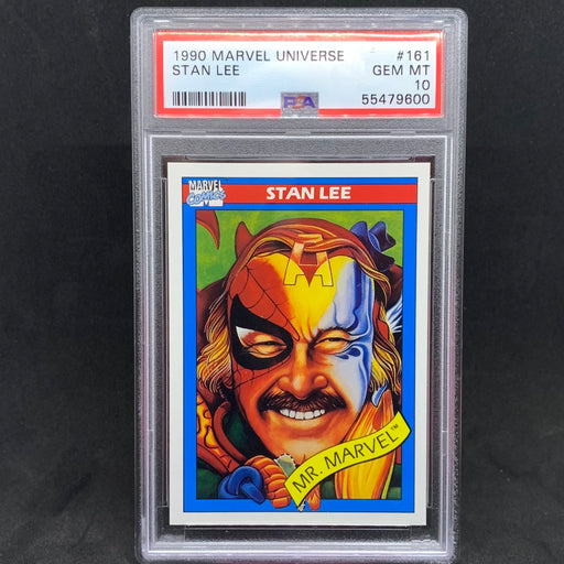 Marvel Universe 1990 - 161 -Stan Lee - Mr. Marvel - PSA 10 Vintage Trading Card Singles Impel   
