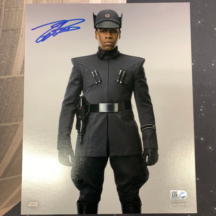 Star Wars - Topps Authentics - John Boyega as Finn Autograph - 8x10 - Imperial Officer Disguise Vintage Trading Card Singles Topps
