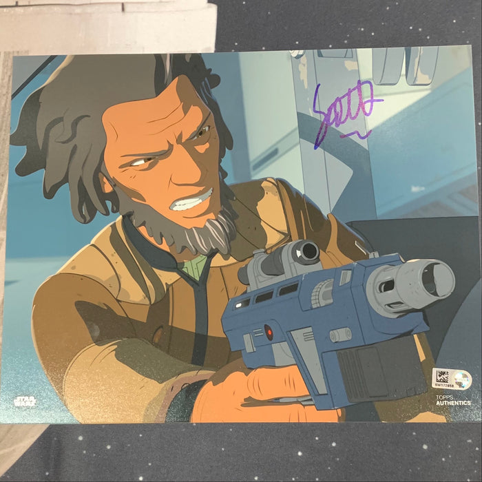 Star Wars - Topps Authentics - Scott Lawrence as Jarek Yeager Autograph - 8x10 Vintage Trading Card Singles Topps