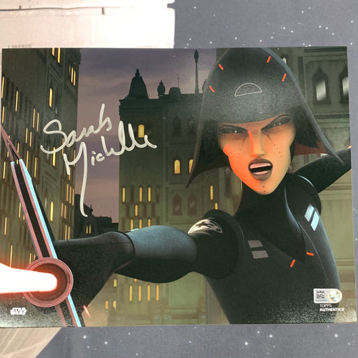 Star Wars - Topps Authentics - Sarah Michelle Gellar as Seventh Sister Autograph - 8x10 Vintage Trading Card Singles Topps   