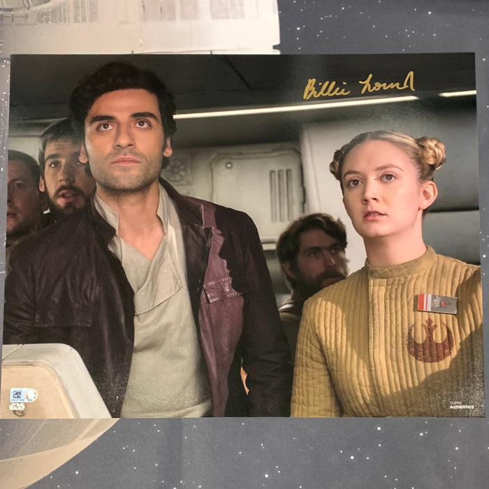 Star Wars - Topps Authentics - Billie Lourd as Kaydel Ko Connix Autograph - 11x14 Vintage Trading Card Singles Topps   