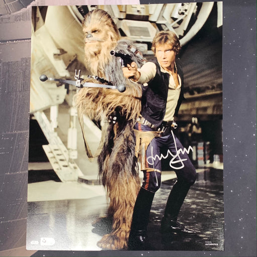 Star Wars - Topps Authentics - Harrison Ford as Han Solo Autograph - 11x14 Vintage Trading Card Singles Topps   