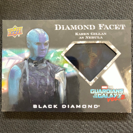 Marvel Black Diamond 2021 - DF-13 - Karen Gillan as Nebula - Diamond Facet Vintage Trading Card Singles Upper Deck   