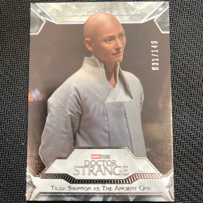 Marvel Black Diamond 2021 - 53 - Tilda Swenton as The Ancient One Vintage Trading Card Singles Upper Deck